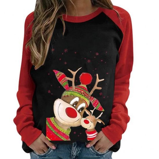 T-SHIRT Noel Femme Noel Rigolo Femme Hiver Noël Femme Drole De Noel