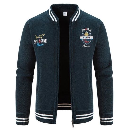 Veste Polaire Doublée Patchwork Laine Homme – Capuche, Poche Kangourou, Fermeture éclair, Népal