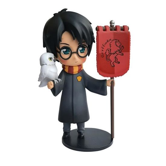 Figurine Harry Potter & Hedwige - Plastoy - Licence Harry Potter - Enfant - A partir de 3 ans - Noir