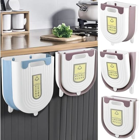 Poubelles carton à monter 75L marron JVD - Poubelles bureau