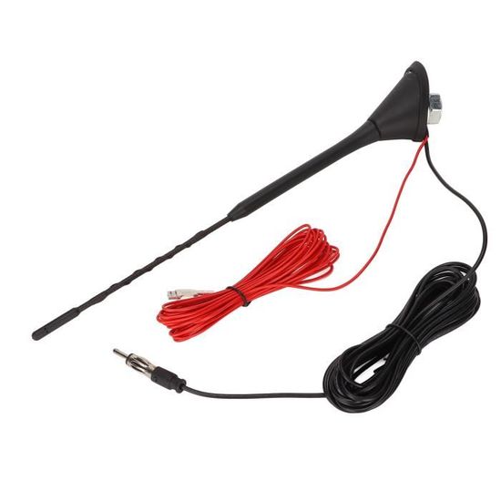 Antenne Radio FM/AM Active Pour Voiture - Colle Sur Vitre - Neuf - Maxxcount