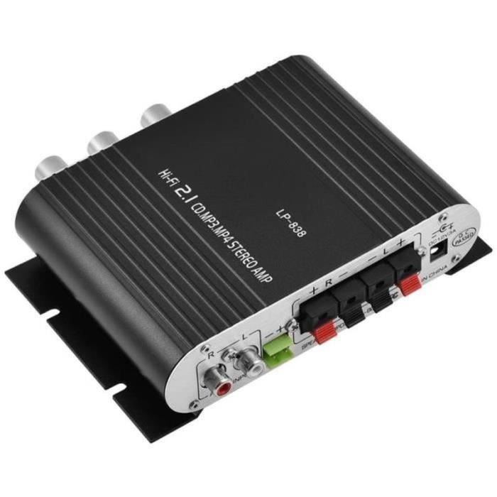 Amplificateur audio 2 canaux 15W 15W DC 12V Classe D Amplificateur numérique stéréo