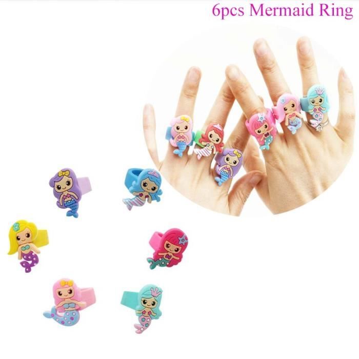 Vaisselle jetable petite sirène, décor de fête d'anniversaire pour enfants, assiettes en papier