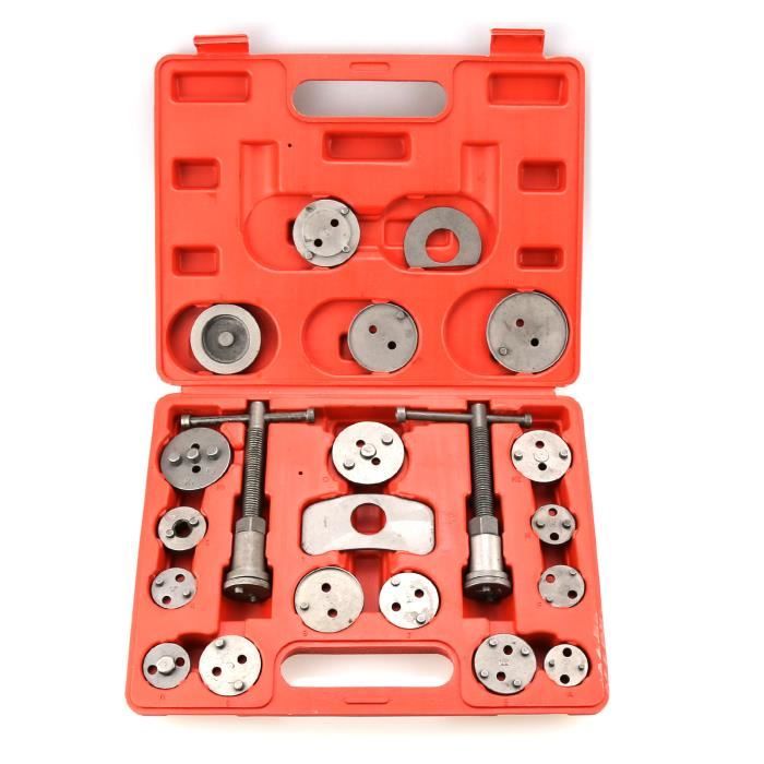 Kit de Réparation pour Repousse Piston, Set d'Outils pour Étrier de Frein, 21 pièces, LAIZERE.