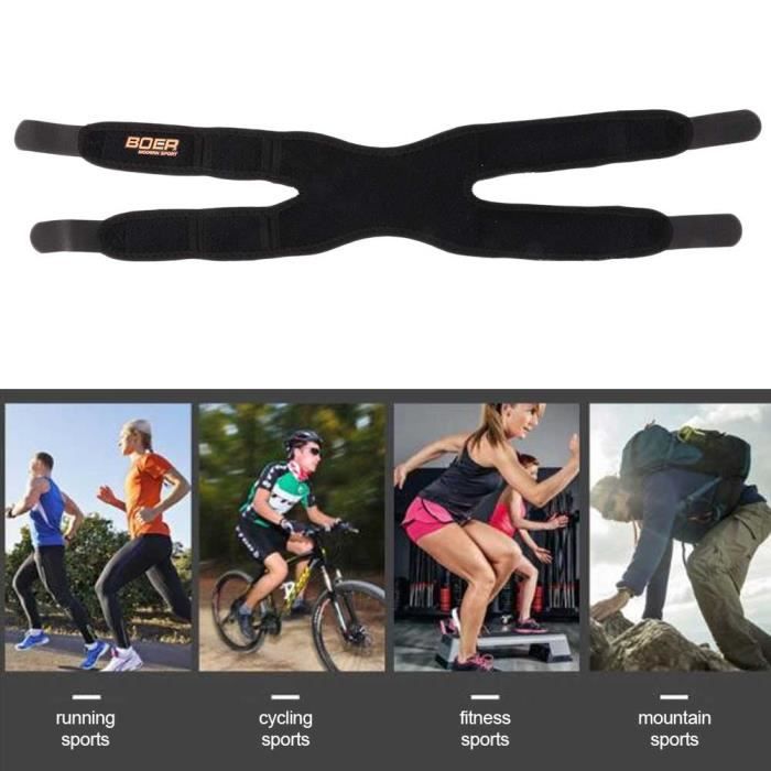 Patella Support Strap Réglable Genou Support Brace Outdoor Patella Stabilizer-JIA
