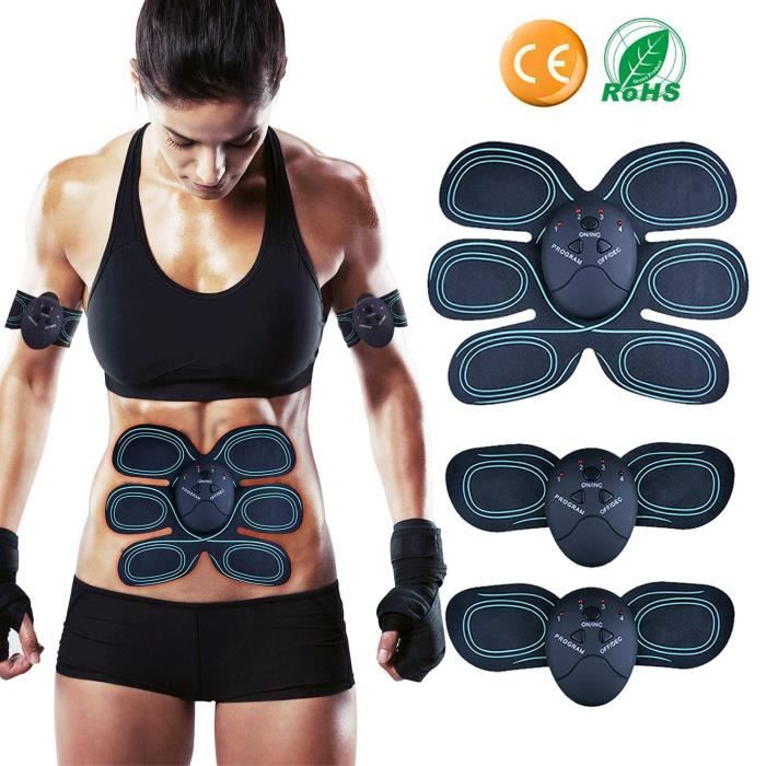 EGEYI Electrostimulateur Musculaire,EMS Appareil Abdominal Smart Abs Muscle Stimulateur,Abdominal-Bras-Cuisses Electrostimulation