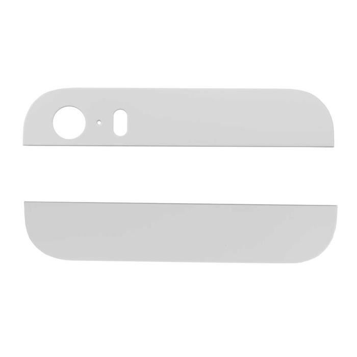 VITRES ARRIÈRES HAUT ET BAS POUR IPHONE 5S BLANC