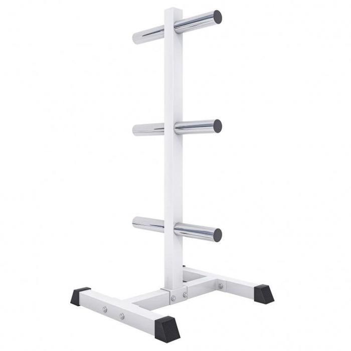 Rack de rangement pour poids disques olympique 51mm, blanc