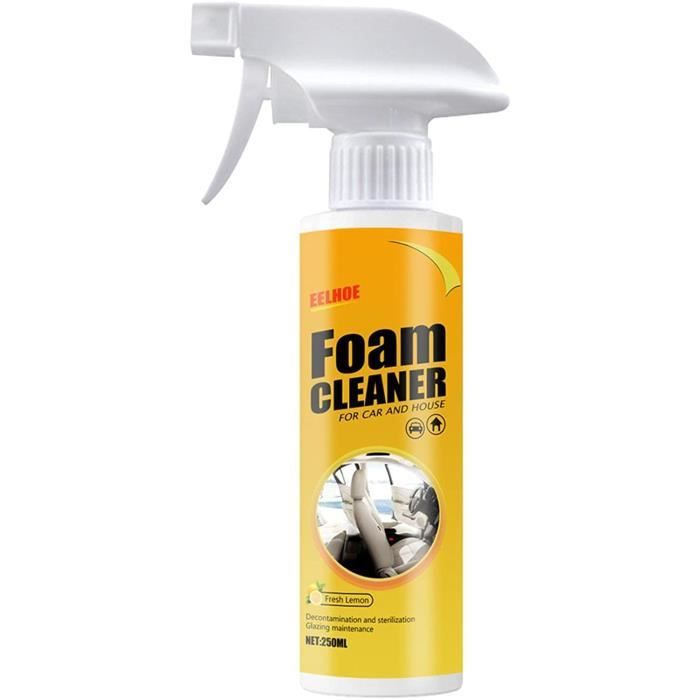 Mousse nettoyante polyvalente adaptée aux sièges en cuir de voiture et à l'ameublement de la maison