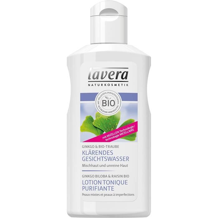 Shampooings lavera Lotion Tonique Purifiant - Vegan - Cosmétiques naturels - Ingrédients végétaux bio - 100% naturel 125 849690