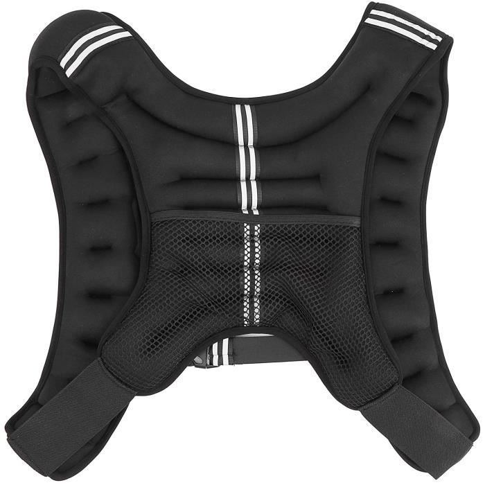 KXIUOA Gilet de Musculation, Gilet lesté d'exercice, Gilet de Musculation, Gilet de Poids d'exercice réglable Veste de Muscula A137