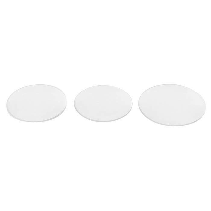 Verre de montre, verre de montre de remplacement de pièce de montre, verre de montre transparent pour la lecture d'horloge