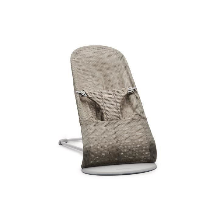 BABYBJÖRN Transat Bliss, Cadre Gris Clair, Mesh, Gris-beige