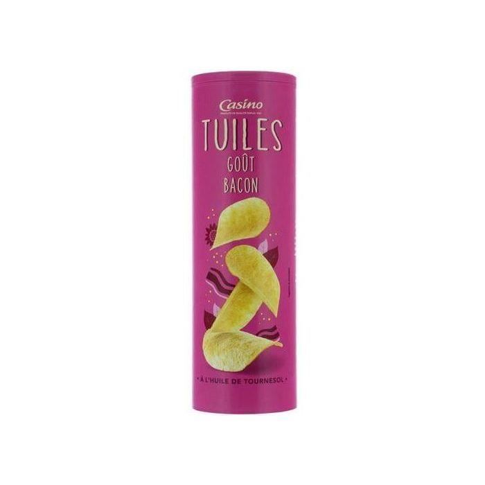 CASINO Tuiles au goût Bacon - 170 g