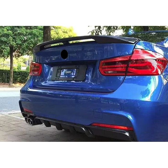Becquet Coffre Pour BMW Série 5 F10/F18 - ABS - Style Sport - 2010+ - À Peindre - Montage Sans Perçage