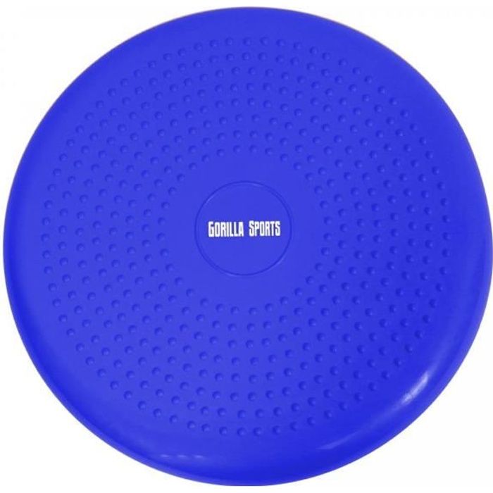Coussin d'assise gonflable avec picots ⌀ 33 cm - BLEU