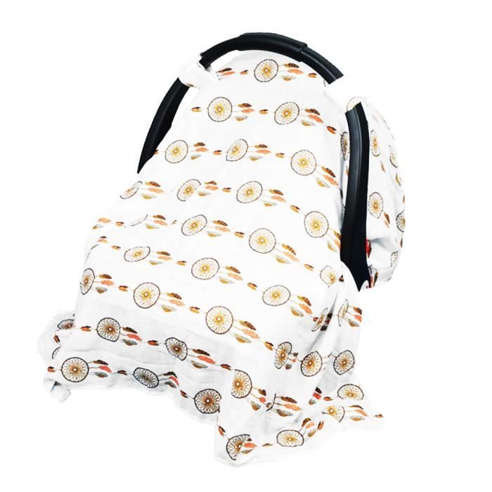 Couvertures d'Allaitement Muti-usages Nursing Cover Swaddle Housse Bébé Siège Carseat d'Auto Soins Infirmiers Cadeau parfait
