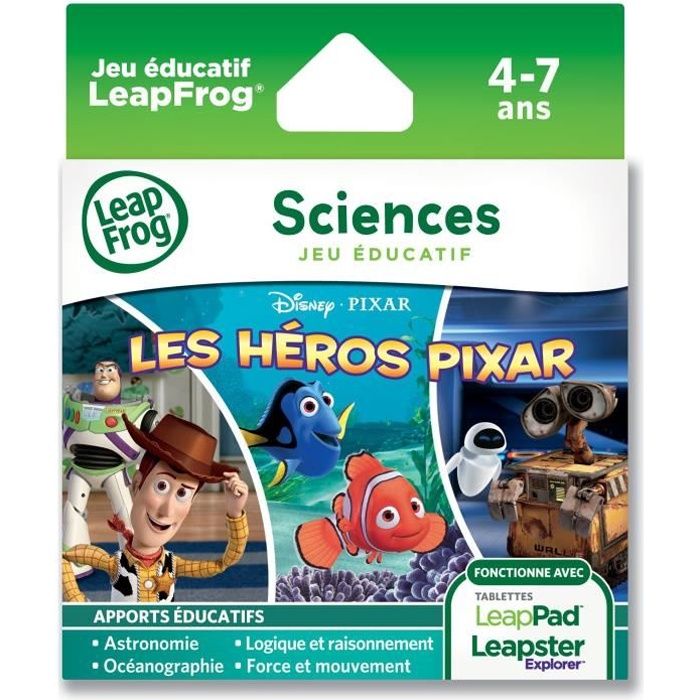 HEROS PIXAR Explorer Jeu LeapPad LeapFrog