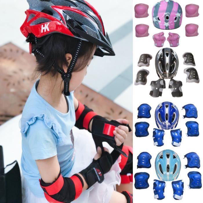 PROTEGE-CHEVILLES - CHEVILLERE,2019 nouveaux garçons filles enfants sécurité chapeau casque et genou et coudière ensemble - Type 9