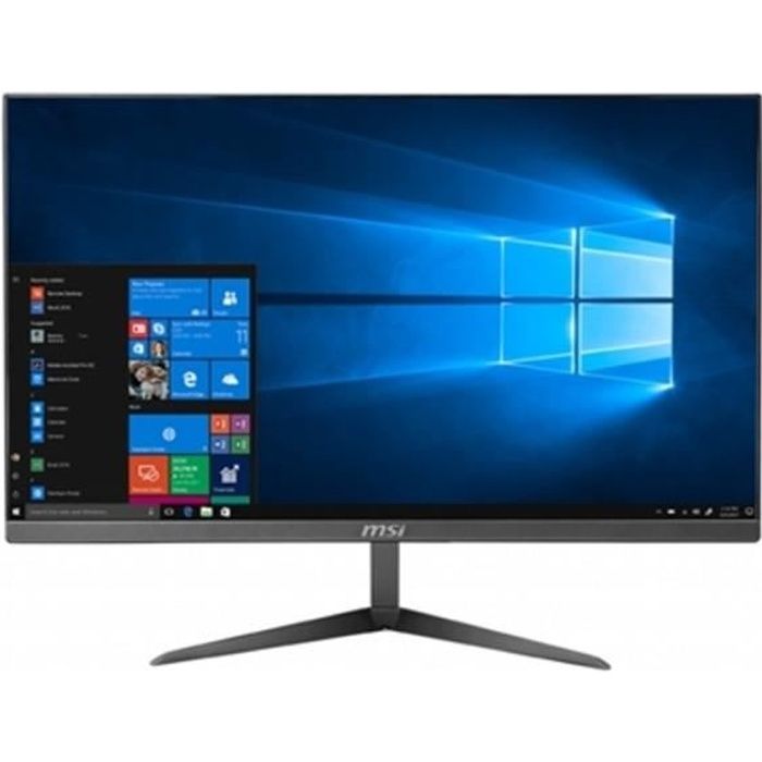 Ordinateur Tout-En-Un - MSI - Tout en Un MSI 24X 10M-044EU 23,8' Intel® Pentium™ 6405U 64 GB SSD 4 GB DDR4
