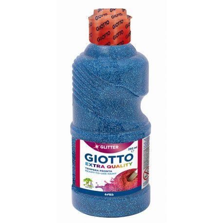 Gouache Giotto paillettée 250ml - Cyan