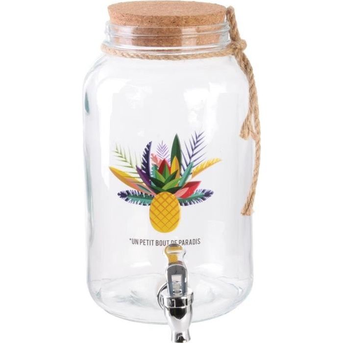 Fontaine à boisson Exotic summer 3.5L Un petit bout de paradis
