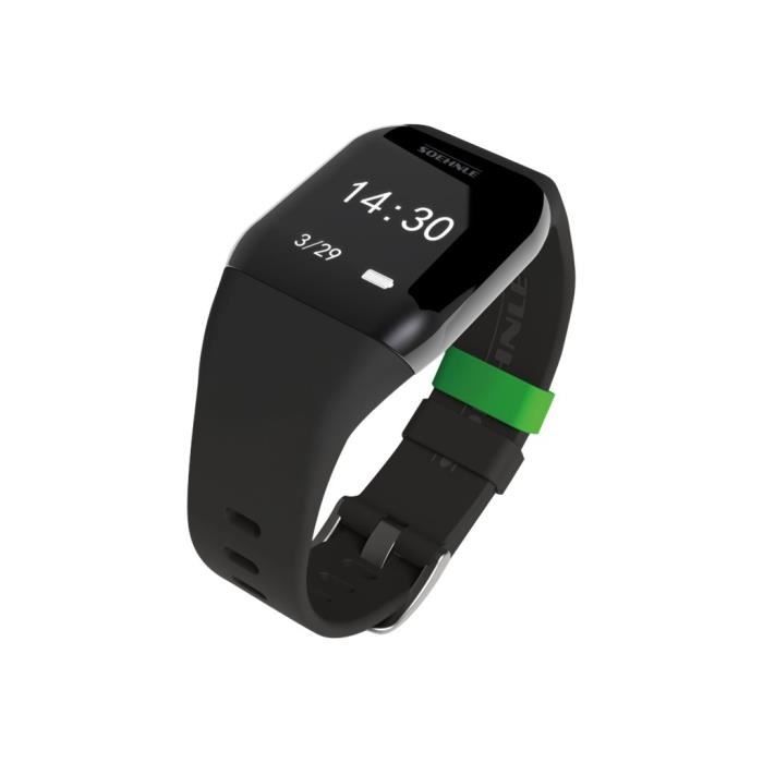 SOEHNLE Fit Connect 300 HR Suivi d'activités avec bande noir taille de bande 132-213 mm monochrome Bluetooth