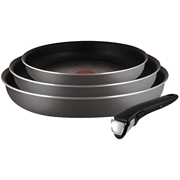 TEFAL INGENIO ESSENTIAL Batterie de cuisine 4 pièces L2049302 Aluminium