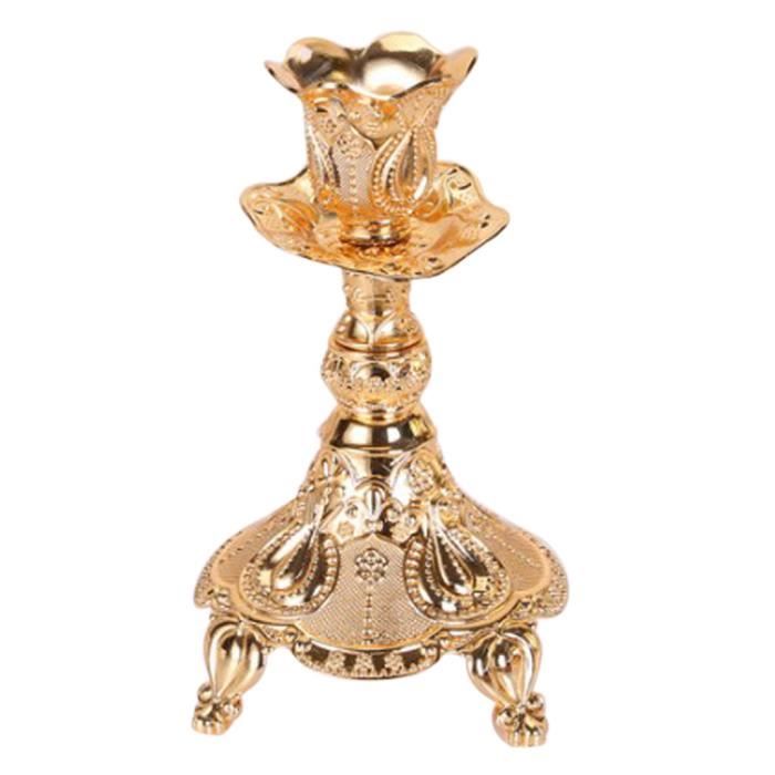 1/3/5 Têtes De Bureau Chandelier Style Européen Bougeoir Golden S - 1 tête