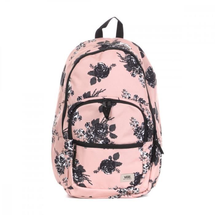 Sac à dos Rose à fleurs Femme Vans Motivee 3