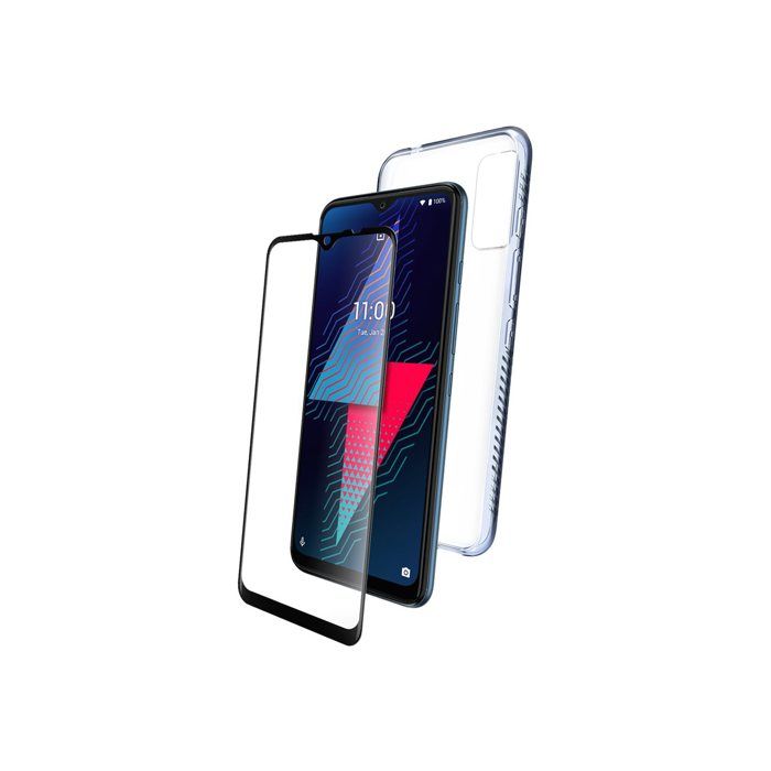 Pack Coque souple Transparente + Protège-écran en Verre trempé pour U30 Wiko Wiko
