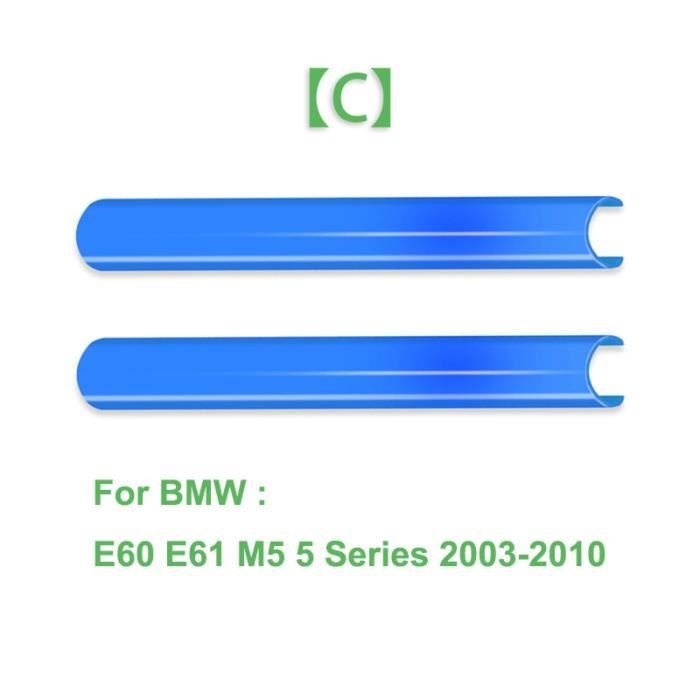 C Blue -2 pièces voiture calandre garniture bandes couverture cadre autocollants pour BMW F10 E60 F30 F32 F20 F22 F06 F02 F25 F26 G2