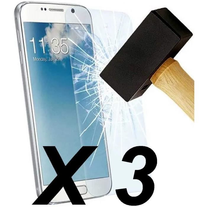 WIKO Tommy 3 - 3 film verre trempé WIKO Tommy 3 sans Bulles Film pour Protection Ecran