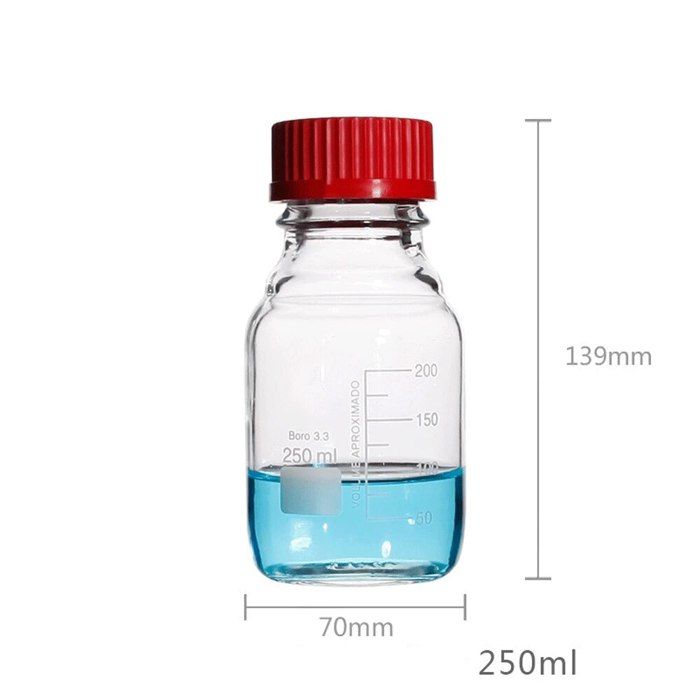 Lot De 5 Flacons En Verre Avec Bouchon - Taille 3ml à 50ml, Pour échantillons, Huiles, Réactifs (transparent Ou Marron)