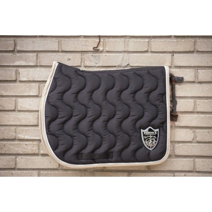 CHALLENGER Tapis de selle de cheval en forme de laine australienne Noir 109SP535BK CHALLENGER Tapis de selle de cheval en forme de laine australienne Noir 109SP535BK