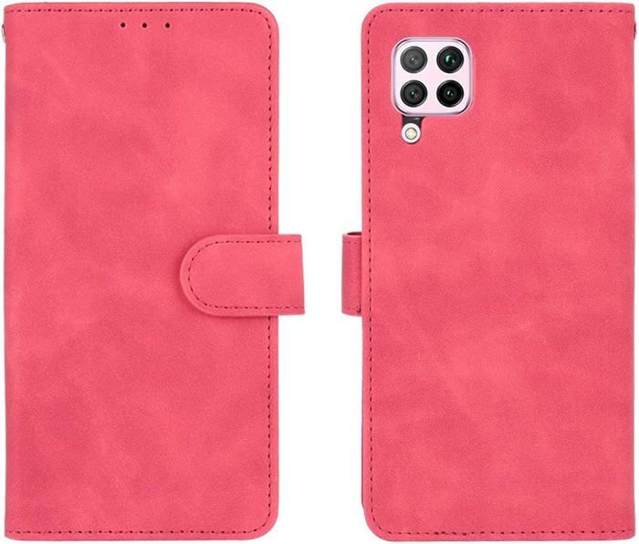 BoxTii Cover per Huawei P40 Lite/Nova 6 SE, Custodia in PU Pelle Portafoglio per Huawei P40 Lite/Nova 6 SE, Magnetica Cover a Libro con Slot per Schede, Nero
