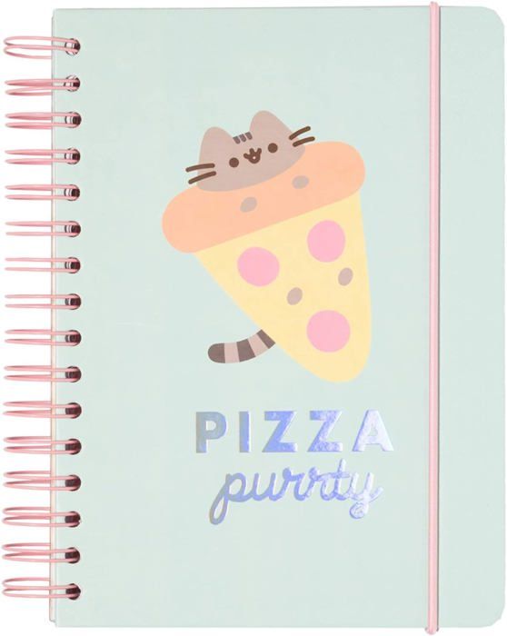 Carnet Pointillé Ottergami A5 - 144 Pages Papier Épais 150g/m² - Couverture Lilas Avec Élastique Et Pochoirs - Idéal Bullet Journal
