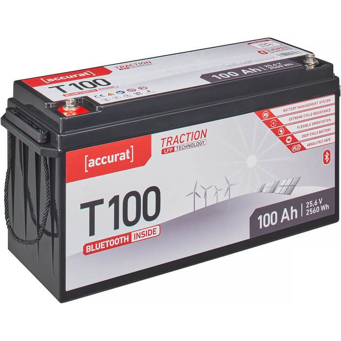 Redodo 24V LiFePO4 100Ah 200Ah Lithium Batterie Mit BMS für Wohnmobil