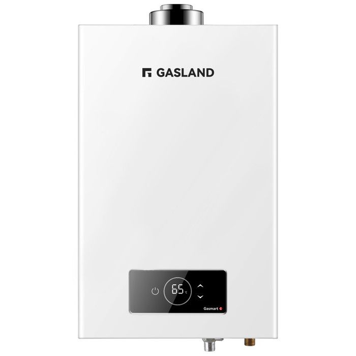 GASLAND GS318NG Chauffe-eau instantané au gaz naturel 12L Chauffe-eau à grande capacité pour lintérieur 24kW