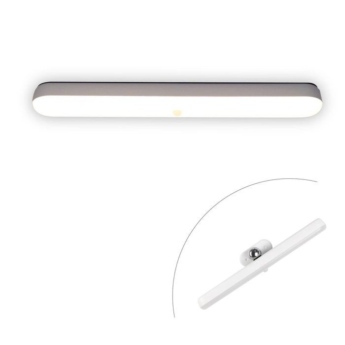 Lampe de cuisine LED - NETTLIFE - Modèle LED - Intensité variable - Détecteur de mouvement - Batterie rechargeable USB