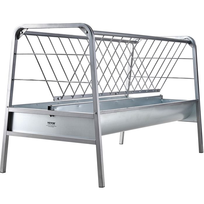Comparer les prix de Mangeoire à Foin pour Bétail -VEVOR-Capacité de 1091 Lavec Bac dalimentation Plus Profond-1471 x 705 x 86239 mm