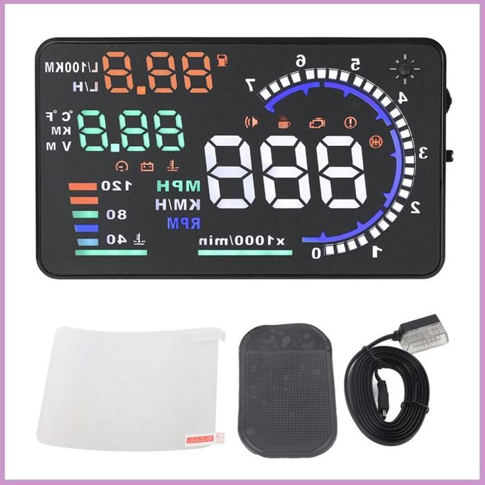 Moniteur LCD Pour Vélo D'appartement : Compteur De Pas, Vitesse, Distance Et Calories – Petit, Pratique Et Compatible Avec Steppers Et Machines De Fitness