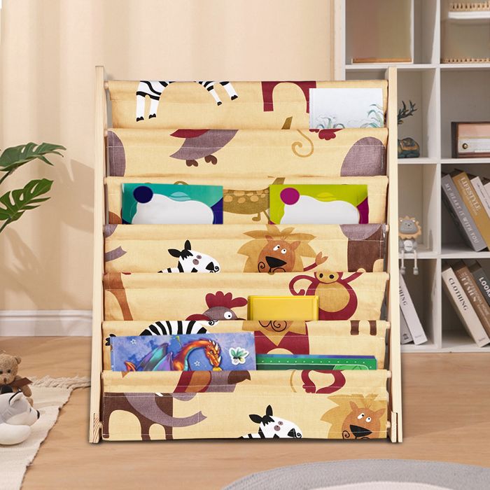 SUPFINE Bibliothèque pour Enfants Étagère pour Jouets - Etagere Livre et Meuble pour Chambre denfant Salle de Jeux 60×29×78cm