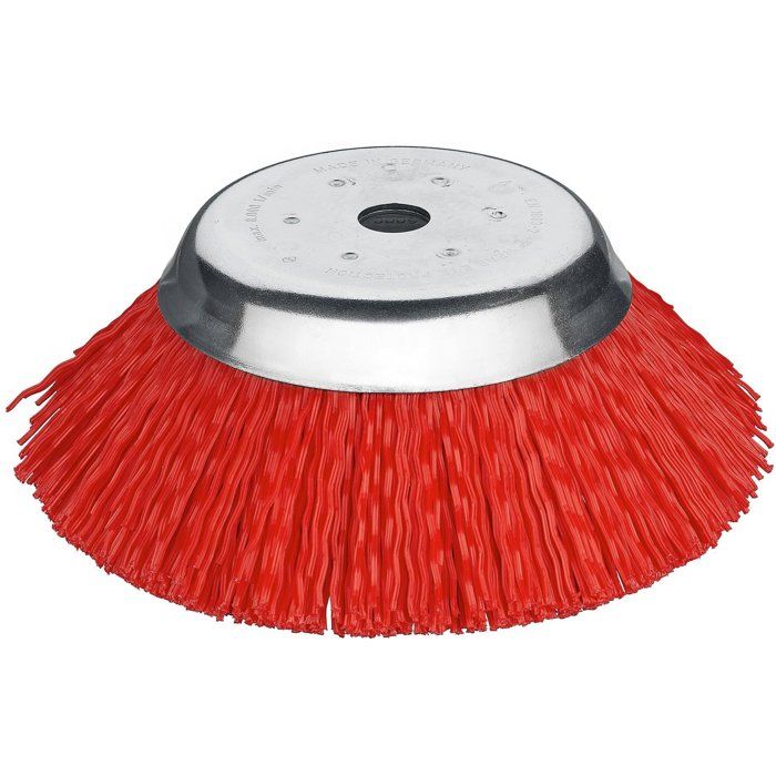 Tête brosse conique - Universel - Ø 180 mm - Polypropylène - Alésage 254 mm - Pour débroussailleuse