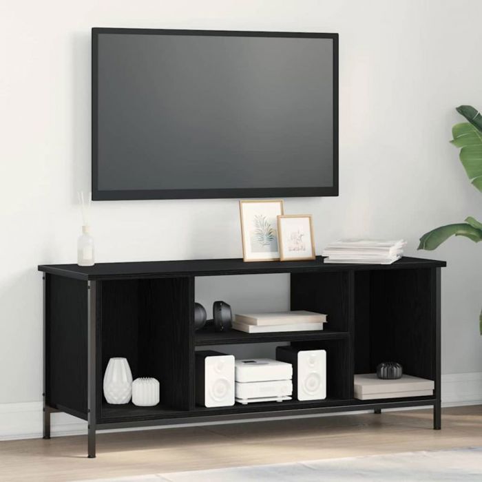Meuble TV - VIDAXL - 873885 - Chêne noir - Bois dingénierie - 102 x 35 x 45 cm