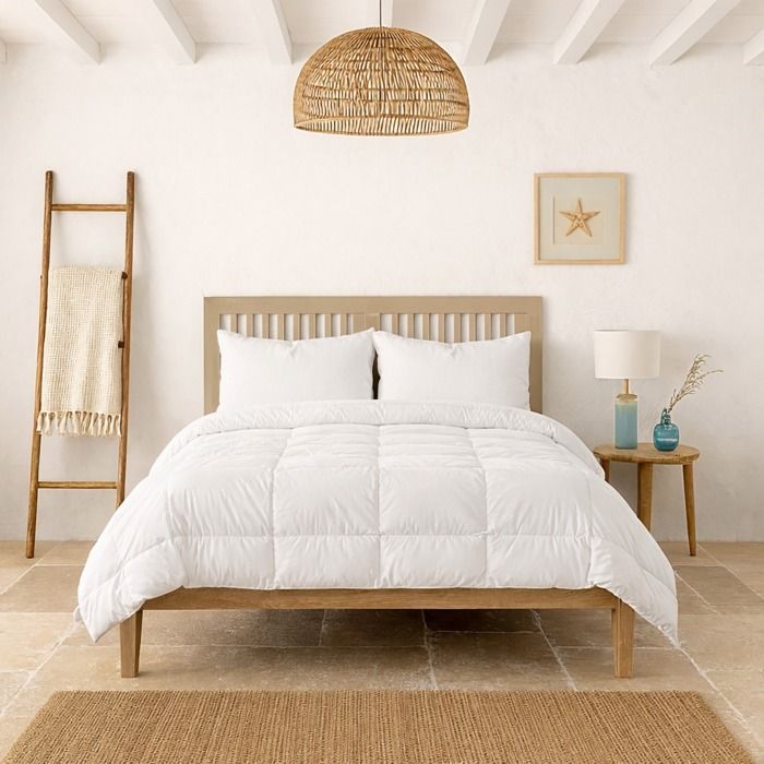 Matelas 140x200 cm Thermotec 22 cm mousse haute densité ferme face été/hiver + 2 oreillers + couette
