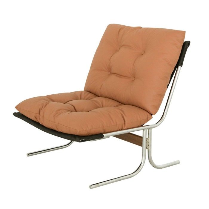 Fauteuil Dappoint En Simili Cuir Marron Rembourrage Amovible Pieds Métal Style Barcelone 72.2x84.1x84.6cm Salon Balcon Chambre Fauteuil Dappoint En Simili Cuir Marron Rembourrage Amovible Pieds Métal Style Barcelone 72.2x84.1x84.6cm Salon Balcon Chambre