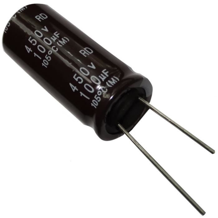 Condensateur Électrolytique 100µF 25V - Lot De 1 - Neuf - Pour Réparation électronique