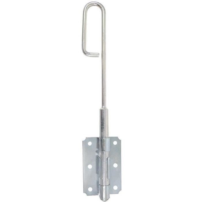 AFBAT - Verrou baïonnette 16 l500mm zingué Blanc