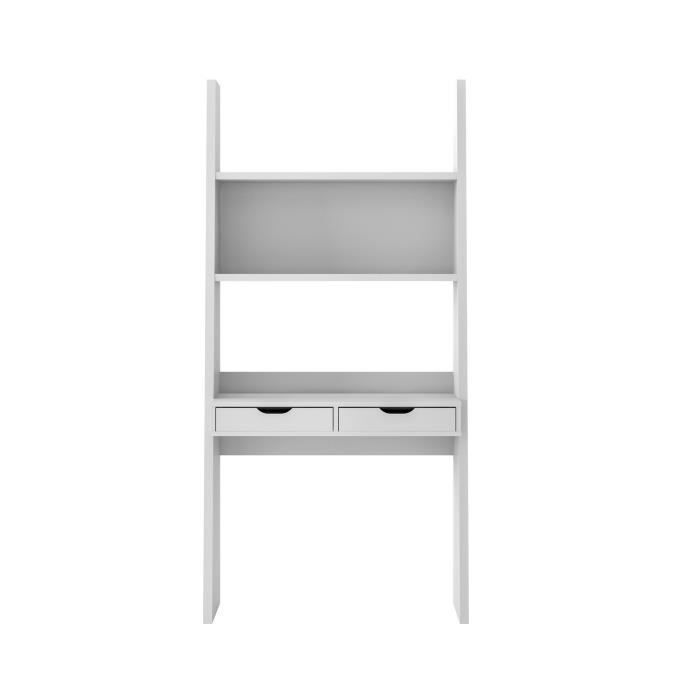Yolo Bureau Etagere A 2 Tiroirs Blanc Achat Vente Bureau Yolo